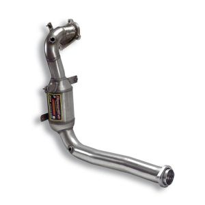 Supersprint Turbo downpipe kit + Metallic catalytic converter fits for 595 ABARTH 1.4T (140 Hp) 2015 -