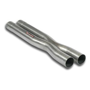Supersprint Mittelrohr + X-Pipe (für Serien Mittelschalldämpfer Ersatz) passend für MASERATI GranCabrio Sport 4.7i V8 (450 / 460 Hp) 2011 -