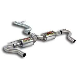 Supersprint Rear exhaust -Racing- fits for AUDI TT Mk3 2.0 TFSI Quattro (230 Hp) 2015- (Ø76 mm)