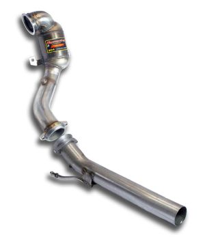 Supersprint Turbo downpipe kit mit Sport Metallkatalysator WRC 100 CPSI passend für AUDI A1 1.8 TFSI 3 Porte / Sportback (192 Hp) 2014 -