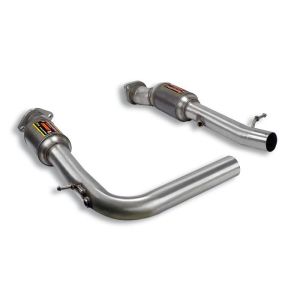 Supersprint Vorschalldämpfer Rechts +Links mit Sport Metallkatalysator passend für BMW E53 X5 4.4i V8 04 - 06