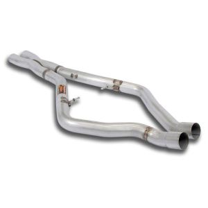 Supersprint Centre pipe Right - Left -X-Pipe- fits for BMW F85 X5 M V8 Bi-Turbo (575 Hp) 2014 -