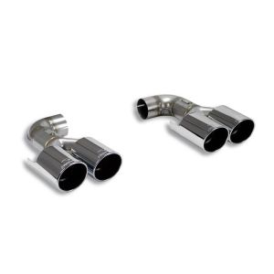 Supersprint Endrohrsatz Rechts OO 90 +Links OO 90 passend für BMW E71 X6 M V8 Bi-Turbo (555 Hp) 2010 - 2014