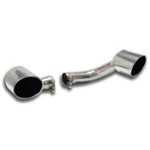 Supersprint Endrohrsatz Rechts O120 +Links O120 passend für BMW E70 X5 50i V8 Bi-turbo 2010 - 04/2011