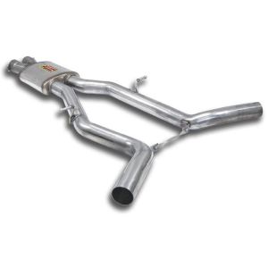 Supersprint Mittelschalldämpfer Rechts - Links passend für MERCEDES W212 E 63 AMG (M156 6.2i V8) (Berlina + S.W.) 09 -
