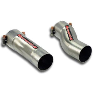 Supersprint Connecting pipes kit Right - Left for OEM centre exhaust (Ø 70mm) fits for MERCEDES W211 E 55 AMG V8 (Berlina + S.W.) 02 - 06