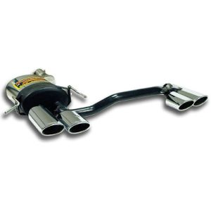 Supersprint Rear exhaust kit 4 exits 90x70 fits for MERCEDES W203 (Berlina + S.W.) C 200 K (2.0L./160Hp) 00 - 02