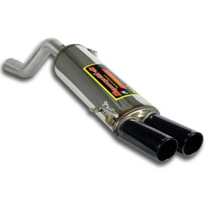 Supersprint Rear exhaust OO80 - BLACK ENDPIPES fits for ALFA ROMEO MiTo 1.3 JTDm (95 Hp) 2010 -