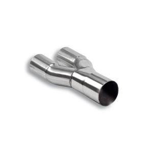 Supersprint Verbindungsrohr Y-Pipe für die serien Katalysator passend für AUDI RS3 8P Sportback QUATTRO 2.5 TFSI (340 Hp) 2011 - 2015(Impianto Ø76mm)