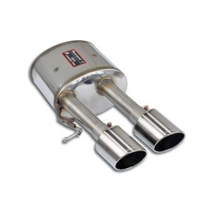 Supersprint Rear sport muffler  F1 Race left OO100 fits for RANGE ROVER SPORT SVR 5.0i V8 Supercharged (575 PS) 2018 ->