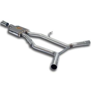 Supersprint Centre exhaust fits for MERCEDES W212 E 200 CGI (Limousine + S.W.) (183 PS) Facelift 2014 ->