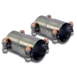 Supersprint Sleeve pipes kit Right - Left fits for AUDI S5 Quattro Coupè 3.0 TFSi V6 (333 Hp) 2011 -(-Cat-back- system)