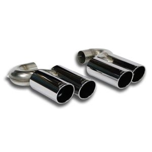 Supersprint Endrohrkit Re O90 - Links O90 - (Für X5 M Heckschürze) passend für BMW E70 X5 50i V8 Bi-turbo 05/2011 - 2013