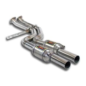 Supersprint Vorschalldämpfer Recht + Link mit Sport Metallkatalysator passend für BMW E60 / E61 535i Bi-Turbo (304 Hp) (Berlina + Touring) 08 -