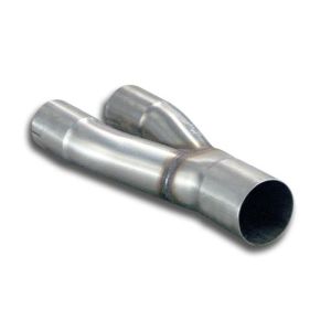 Supersprint Connecting pipe -Y- for OEM catalytic converter fits for AUDI TT RS QUATTRO Plus Coupè/Roadster 2.5 TFSi (360 Hp) 2012 - 2015 (Impianto Ø80mm)