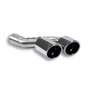 Supersprint Connecting pipe kit Left + endpipe OO90 fits for PORSCHE 991 Carrera Cabriolet / Carrera 4 Cabriolet 3.4i (350 Hp) 2012 - 2015