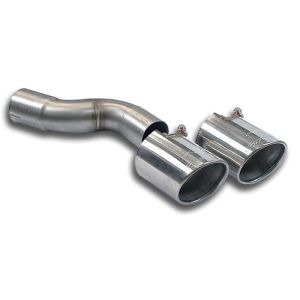 Supersprint Connecting pipe kit Left + endpipe OO90 fits for PORSCHE 991 Carrera S Cabriolet / Carrera 4S Cabriolet 3.8i (400 Hp) 2012 - 2015