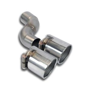 Supersprint Connecting pipe kit Right + endpipe OO90 fits for PORSCHE 991 Carrera S / Carrera 4S 3.8i (400 Hp) 2012 - 2015
