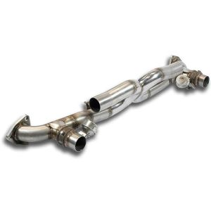 Supersprint X-Pipe + valves Right - Left fits for PORSCHE 991 Carrera S / Carrera 4S 3.8i (400 Hp) 2012 - 2015