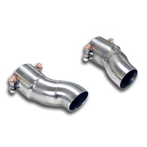 Supersprint Connecting pipes Right - Left for OEM endpipes fits for MERCEDES W212 E 300 Hybrid Blue-Tec (Berlina + S.W.) (204 Hp) 2012 - 2013