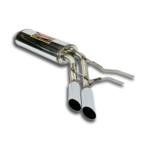 Supersprint Endschalldämpfer Links OO76 passend für MERCEDES W463 (2-porte) G500 V8 (Motore 5.4l, M273 4v) 2007 -