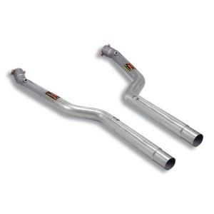 Supersprint Vorderrhor Rechts + Links (für 1° Kat. Ersatz) passend für BMW E64 Cabrio M6 5.0i V10 05 -(Impianto Ø70 mm)