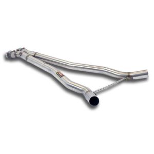 Supersprint Mittelrohrsatz Rechts - Links + -X-Pipe- passend für BMW E64 Cabrio M6 5.0i V10 05 -(Impianto Ø70 mm)