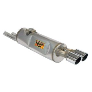 Supersprint Rear exhaust OO80 STEEL 304 fits for ALPINA B9 (E28) 3.5/1 (6 cil.) 83 - 85