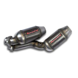 Supersprint Sport Metallkatalysator für die Serien Fächerkrümmer - (Zu verschweißenden) passend für BMW E46 M3 CSL 3.2i  03 - (Mod. USA)