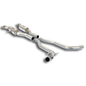 Supersprint Centre exhaust Right - Left fits for JEEP GRAND CHEROKEE SRT8 (6.4i V8 468hp) 2012 -