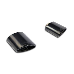 Supersprint Endpipe kit Right - Left 150x105 -Black- fits for JEEP GRAND CHEROKEE SRT8 (6.4i V8 - 468 PS) 2012 -> (mit klappe)