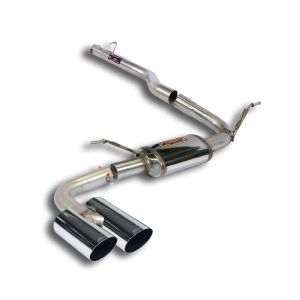 Supersprint Rear exhaust OO80 -Race Tips- fits for BMW F26 X4 20d xDrive (190 Hp) 2014 -