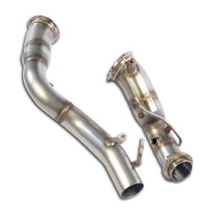 Supersprint Turbo downpipe kit(Primärkat-Entfall) passend für BMW F82 M4 CS (460 PS - Modelle mit OPF) 2018 -> (Racing)