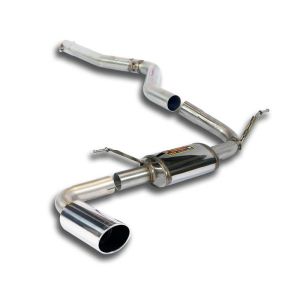 Supersprint Connecting pipe + rear exhaust O90 fits for BMW F34 Gran Turismo 320d (184 - 190 Hp) 2013 -