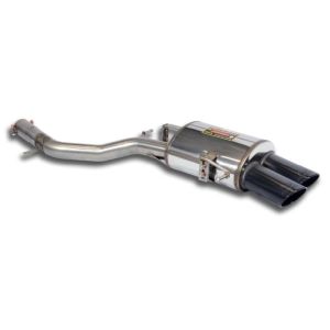 Supersprint Rear exhaust Right 100x75 BLACK fits for BMW F10 / F11 550i xDrive LCI 2012-