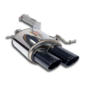 Supersprint Endschalldämpfer Links 100x75 BLACK passend für BMW F10 / F11 550i xDrive 2010 - 2012