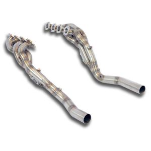 Supersprint Fächerkrümmer Rechts - Links  - (Left Hand Drive) passend für MERCEDES W210 E 55 AMG V8 (S.W.)  98 -  02