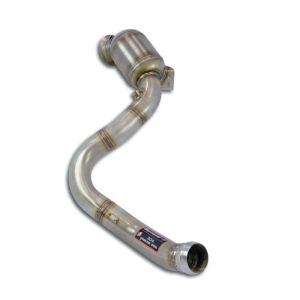 Supersprint Downpipe Links + Sport Metall Pre-KatalysatorErsetzt den Sekundär-Kat (-Sekundärkat-Entfall-) passend für MERCEDES C217 S 63 AMG 4-Matic 4.0i V8 Bi-Turbo (M177 - 612 PS) 2018 -> (mit klappe)