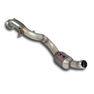 Supersprint Downpipe Rechts + Sport Metallkatalysator - (Ersetzen pre-Katalysator) passend für MERCEDES W205 C63 S AMG 4.0i V8 Bi-Turbo (510 Hp) 2015 -