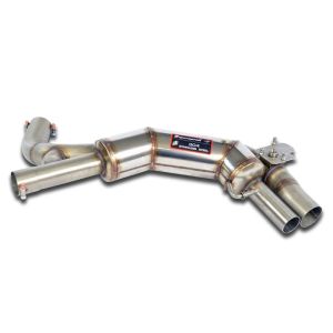 Supersprint Rear exhaust Right with valve fits for MERCEDES C217 S 63 AMG 4-Matic 4.0i V8 Bi-Turbo (M177 - 612 PS) 2017 -> (mit klappe)
