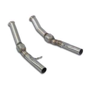 Supersprint Downpipe Rechts - Links(für Katalysator Ersatz) passend für ALFA ROMEO STELVIO QUADRIFOGLIO NRring Edition 2.9i V6 Bi-Turbo (510 PS) 2019