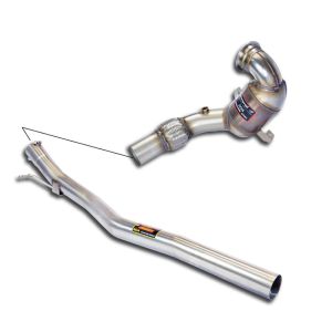 Supersprint pipe set  from turbo charger  with sport catalyst 200 CPSI fits for AUDI TT Mk3 Facelift 45 TFSI (2.0L - 245 PS - Modelle mit GPF) 2019 ->
