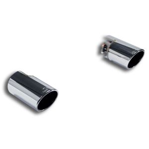 Supersprint Endpipe kit Right - Left O100 fits for AUDI TT Mk3 2.0 TFSI Quattro (230 Hp) 2015- (Ø76 mm)
