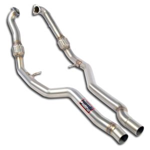 Supersprint Front pipe kit Right - Left(Replaces OEM front exhaust) fits for AUDI S4 Quattro Limousine 3.0 TFSi V6 (354 PS) 2016 ->
