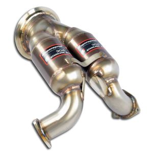 Supersprint Downpipe + Sport Metallkatalysator(Left Hand Drive / Right Hand Drive) passend für AUDI SQ5 QUATTRO 3.0 TFSI V6 (354 PS) 2018 -> (mit klappe)
