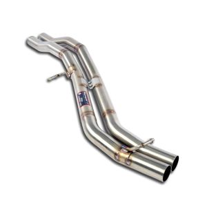 Supersprint Centre pipe fits for AUDI SQ5 QUATTRO 3.0 TFSI V6 (354 PS) 2018 -> (mit klappe)
