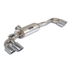 Supersprint Rear sport muffler  2 ov. 100x75 right - 2 ov. 100x75 left, with valve fits for AUDI SQ5 QUATTRO 3.0 TFSI V6 (354 PS) 2017 -> (mit klappe)