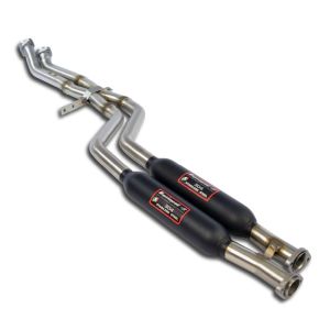 Supersprint pre muffler sport  + front pipe right + left X-Pipe fits for BMW E30 325ix Kat (Limousine -Touring - Cabrio) 87 -> 91