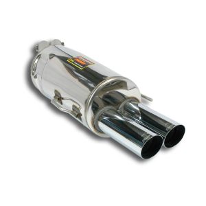 Supersprint Endschalldämpfer OO76 Edelstahl AISI 409 passend für BMW E32 735i (6 cil.)  86 -  92