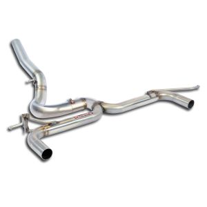 Supersprint Rohr hintenY-Pipe Rechts - Links(Nachschalldämpfer-Entfall) passend für BMW F44 Gran Coupè M235i xDrive 2.0i Turbo (B48 - 306 PS - Modelle mit OPF) 2020 ->